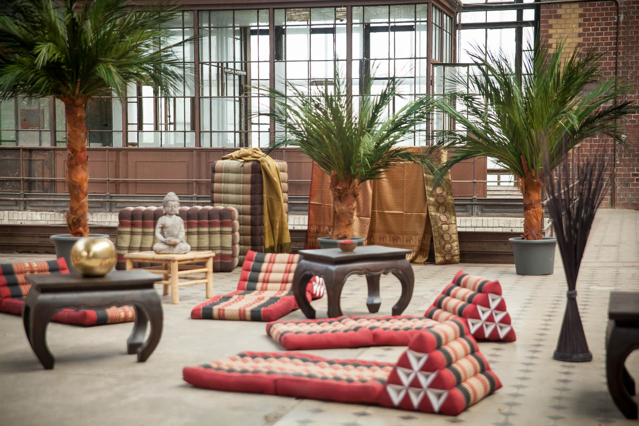 artificial palm trees